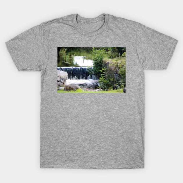 beautiful stream in Athenry, Ireland T-Shirt by croper